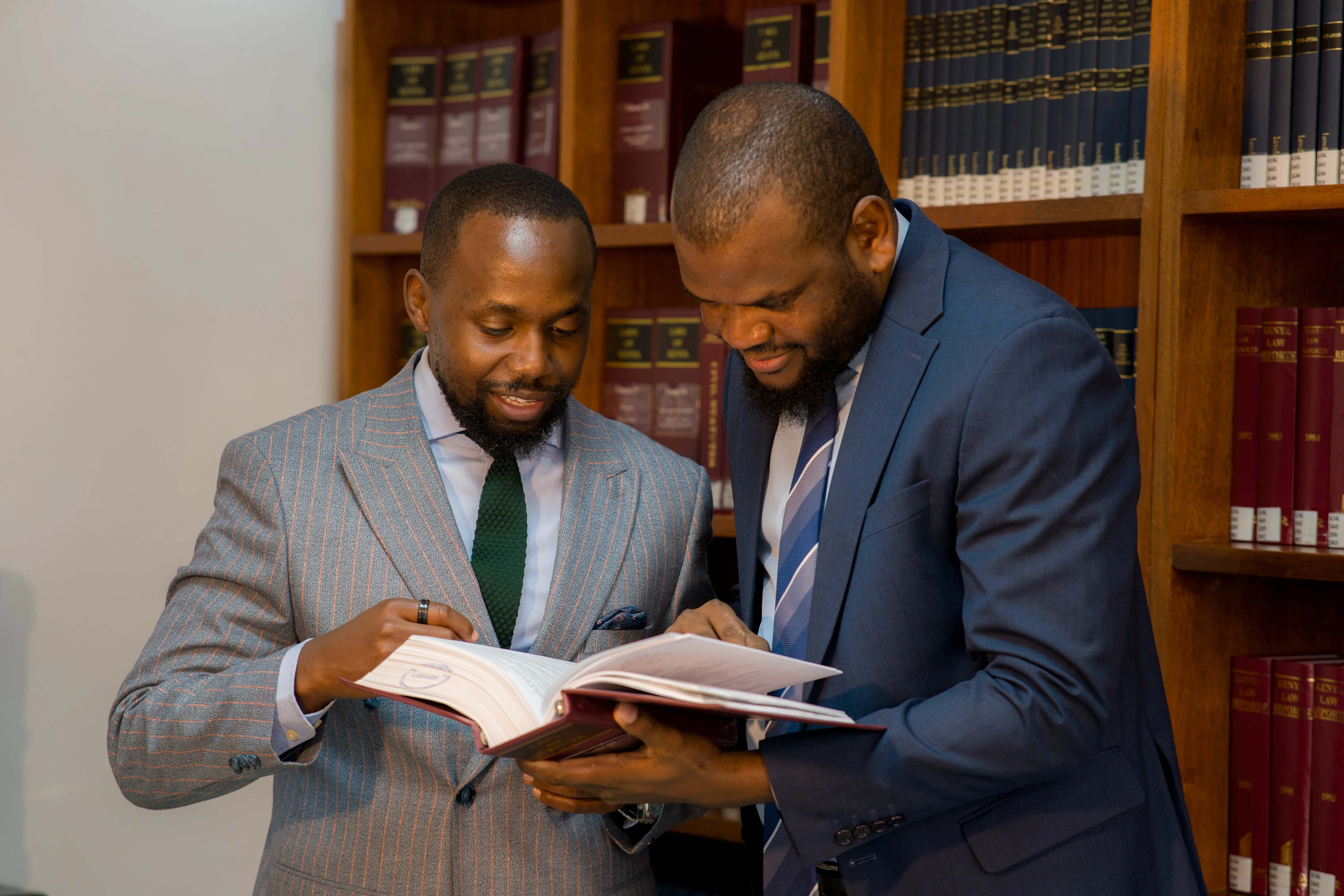 V.H. Law partners reviewing strategy
