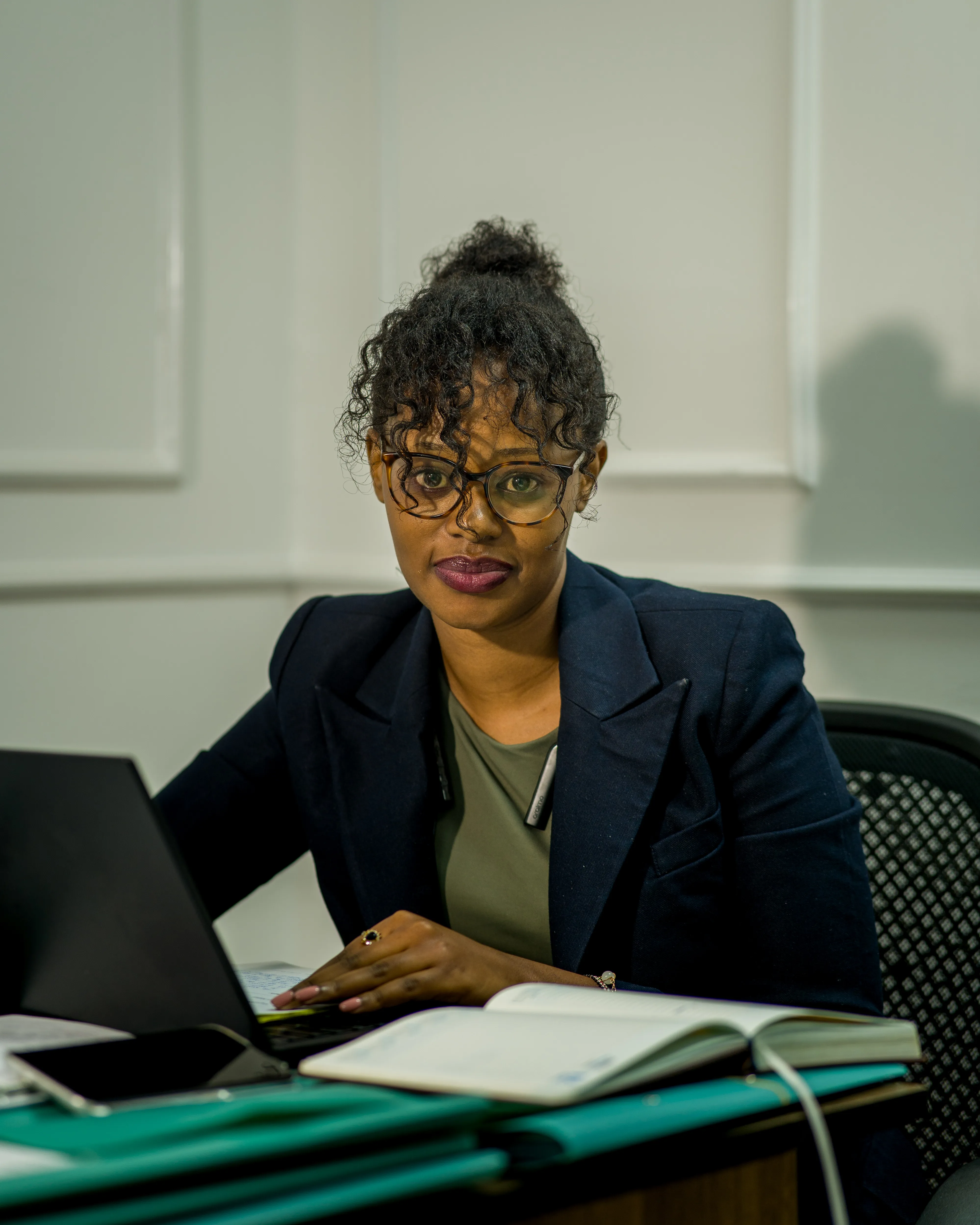 Attorney working